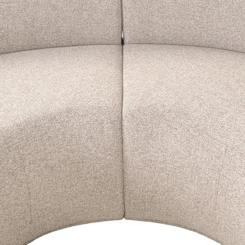 Richmond Interiors Sitzbank Sorrobon cayenne brown round (Set of 2)