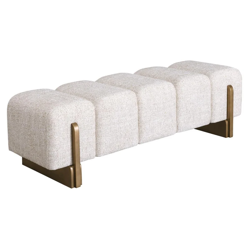 Richmond Interiors Bank Caleo cream tweed