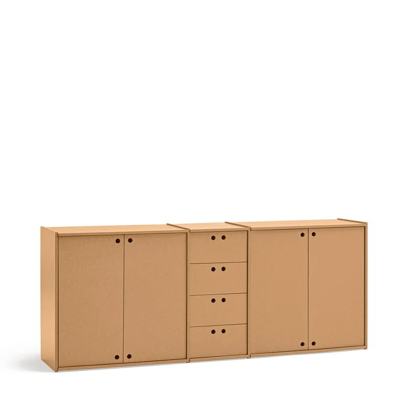 Madia 4 ante 4 cassetti Lully 197x80 cm