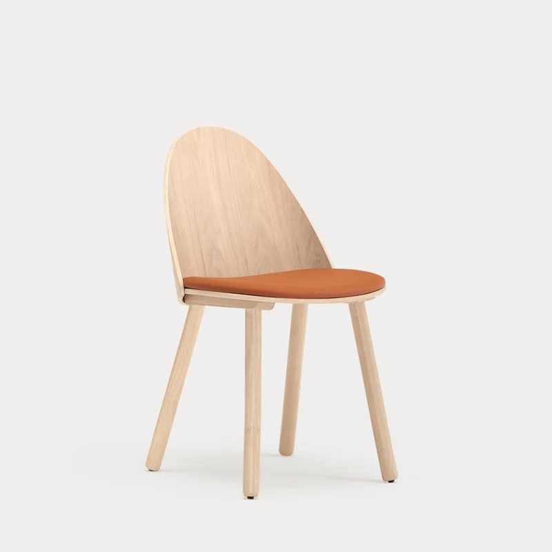 Set di 2 sedie in legno massello Huma 50x82 cm