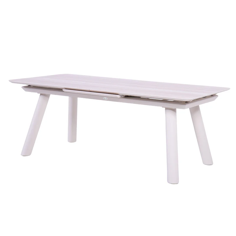 Tavolo da giardino in alluminio allungabile da 200 a 260 cm – Mary