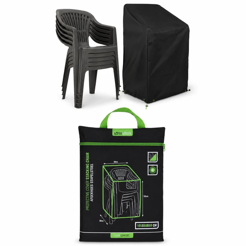 Copertura protettiva per sedie da giardino in PEVA 68x68xH105cm