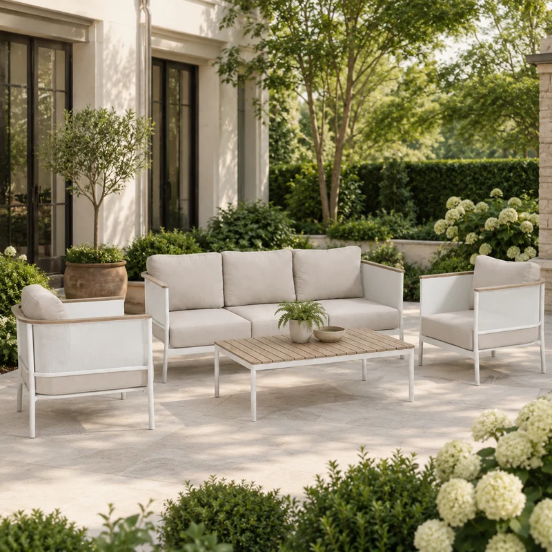 Salotto da giardino completo con 5 posti - Ulises Vapor