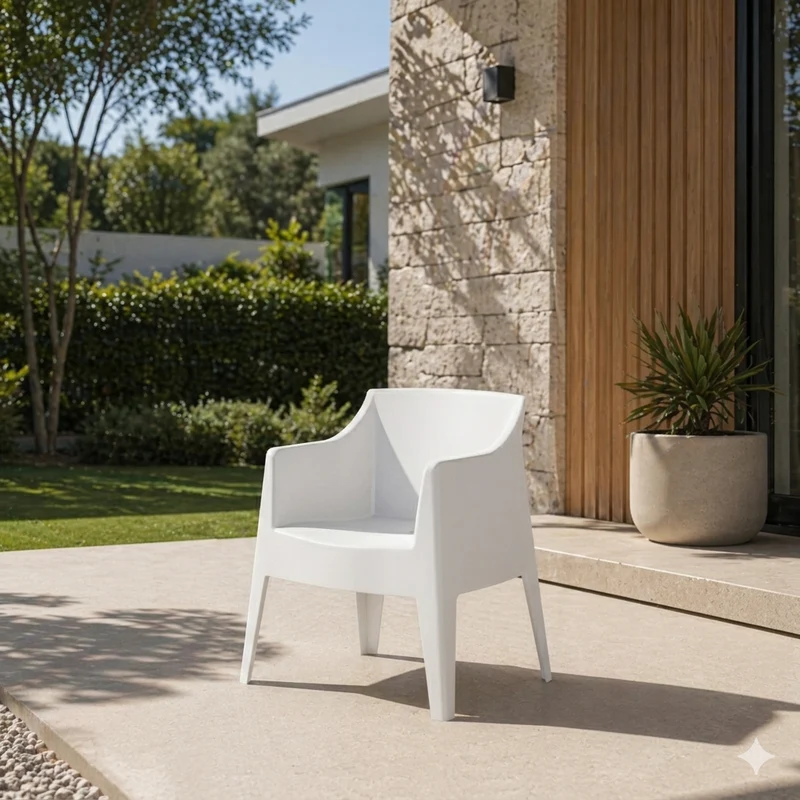 Poltrona da giardino – Levante bianca