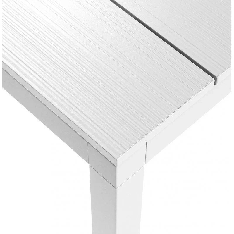 Tavolo da giardino allungabile con piano DurelTop bianco 210/280x100 cm – Rio ext