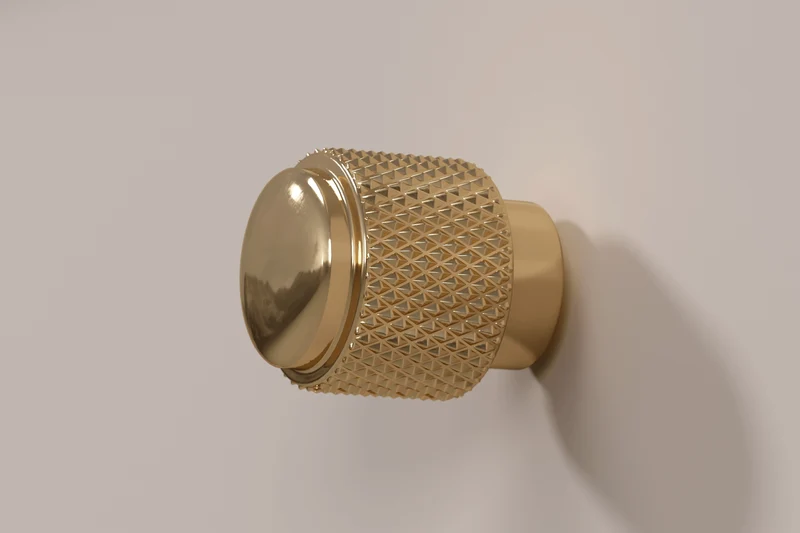 Mobile TV 1 anta 2 cassetti cashmere con maniglie oro Lora 200x45 cm