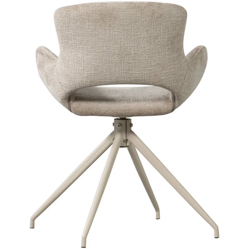 Set di 2 sedie da pranzo girevoli in velluto Eliva 58x58 cm