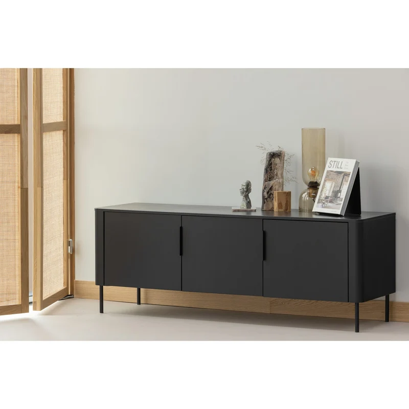 Mobile TV 3 ante in legno di pino Gunnar 154x56 cm