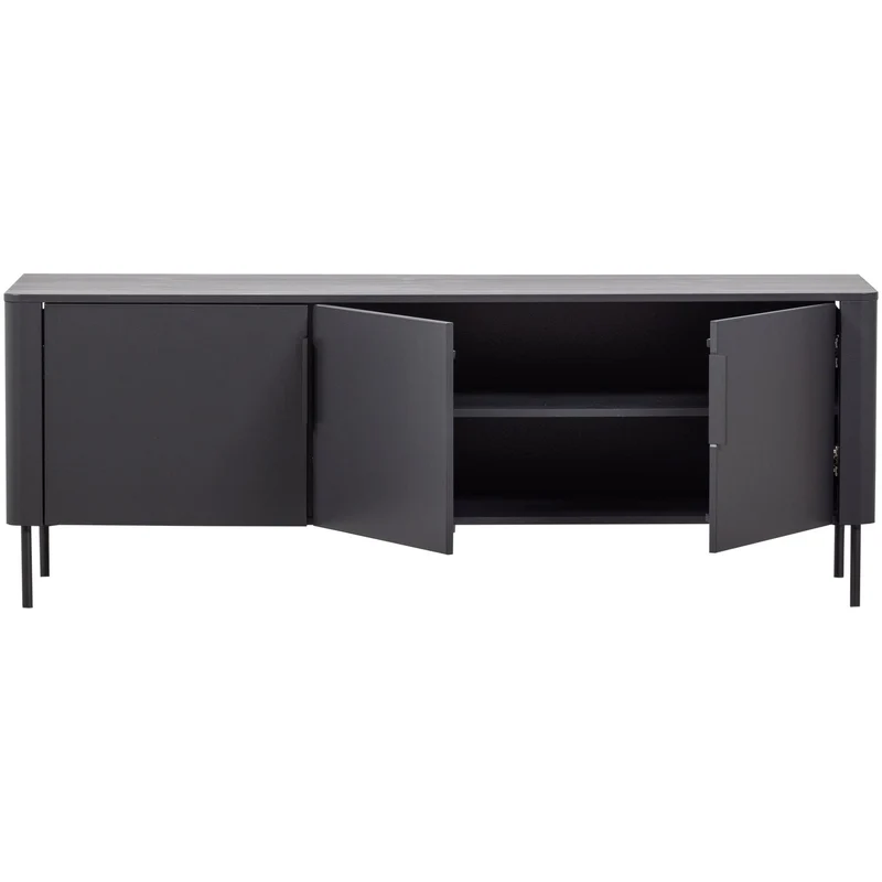 Mobile TV 3 ante in legno di pino Gunnar 154x56 cm
