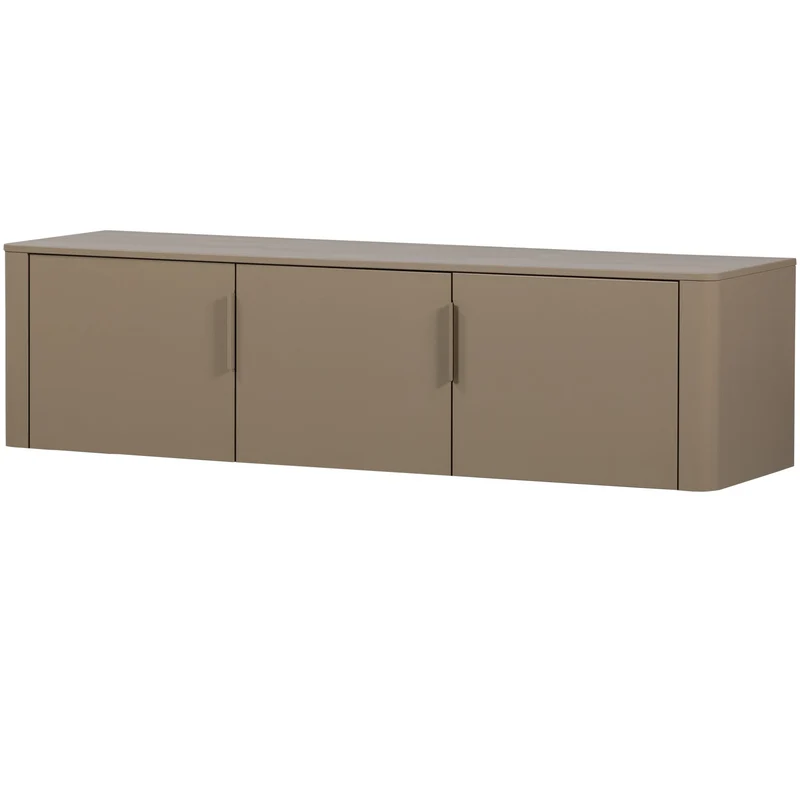 Mobile TV 3 ante in legno di pino Gunnar 154x56 cm