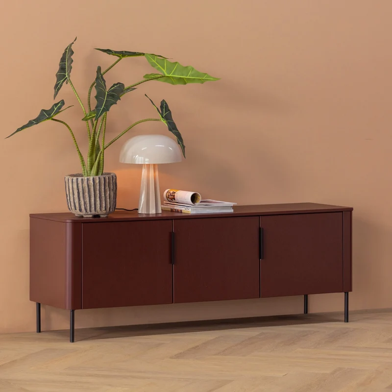 Mobile TV 3 ante in legno di pino Gunnar 154x56 cm