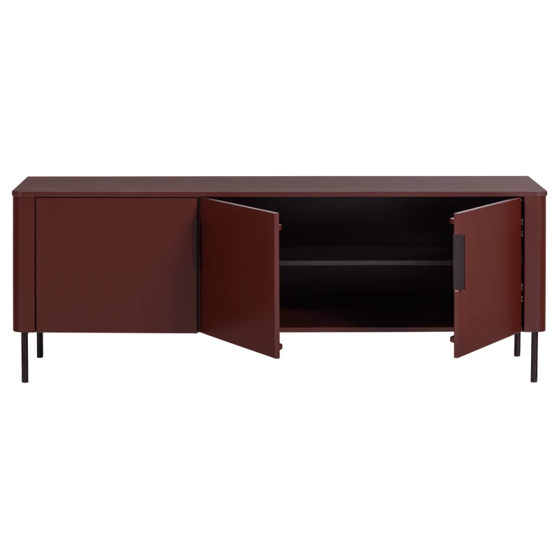 Mobile TV 3 ante in legno di pino Gunnar 154x56 cm