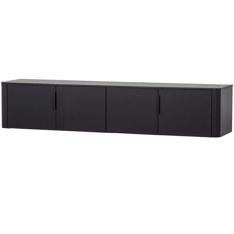 Mobile TV 4 ante in legno di pino Gunnar 200x56 cm