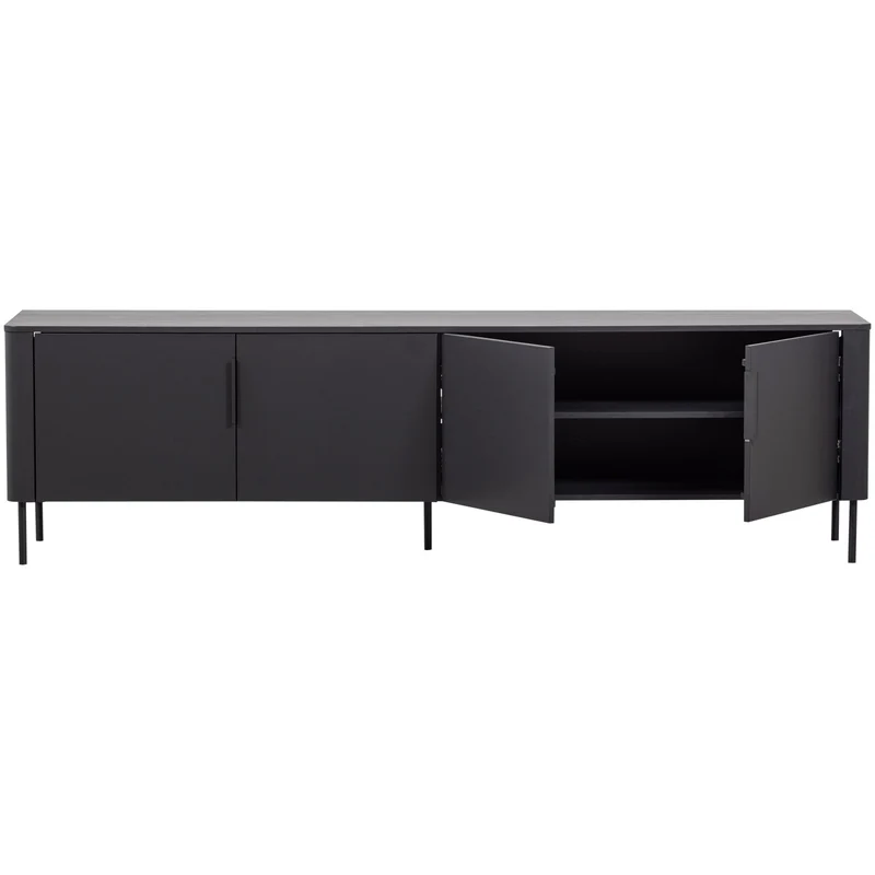 Mobile TV 4 ante in legno di pino Gunnar 200x56 cm