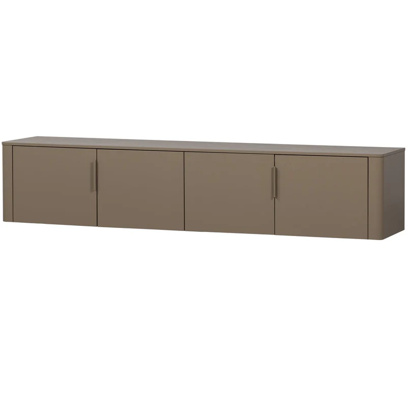 Mobile TV 4 ante in legno di pino Gunnar 200x56 cm