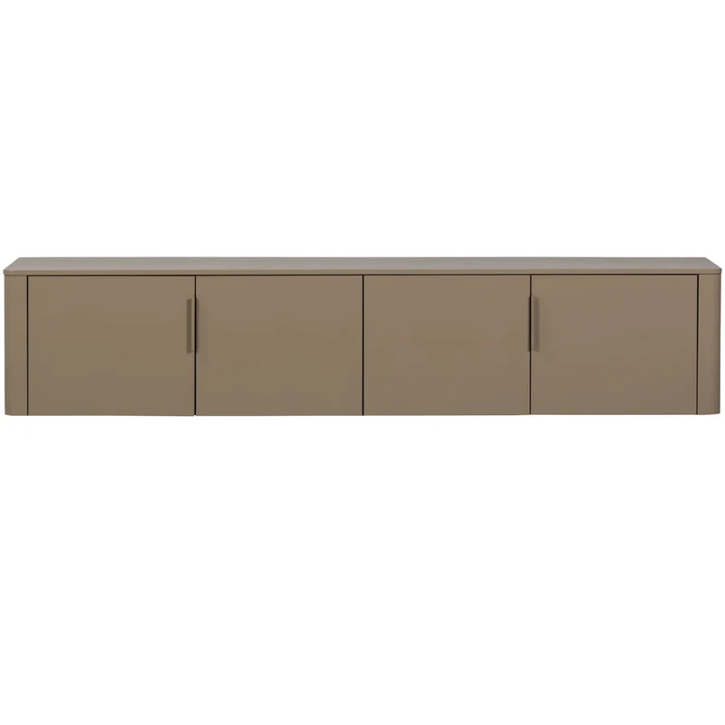 Mobile TV 4 ante in legno di pino Gunnar 200x56 cm