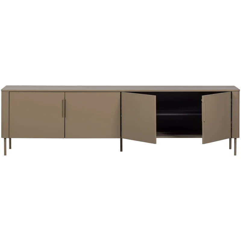 Mobile TV 4 ante in legno di pino Gunnar 200x56 cm