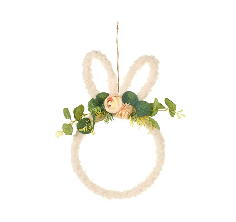 Ghirlanda con orecchiette bunny