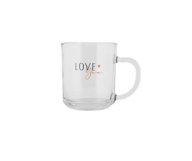 Tazza in vetro - Love You