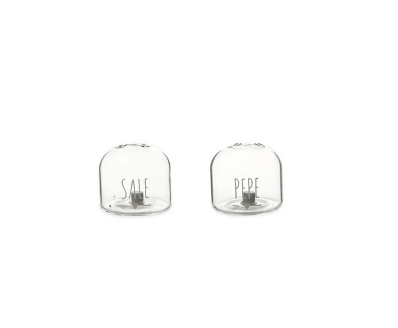 Set Sale e Pepe in vetro borosilicato