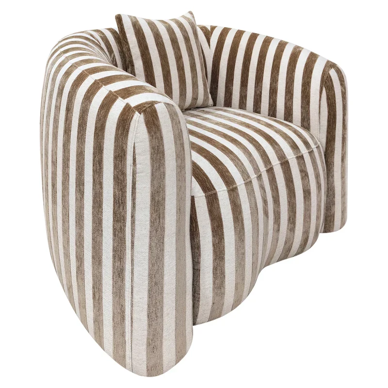 Richmond Interiors Lounge Stuhl Luxandra stripes sand
