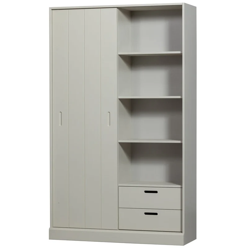 Credenza 2 ante 2 cassetti in legno di pino Mila 200x120 cm