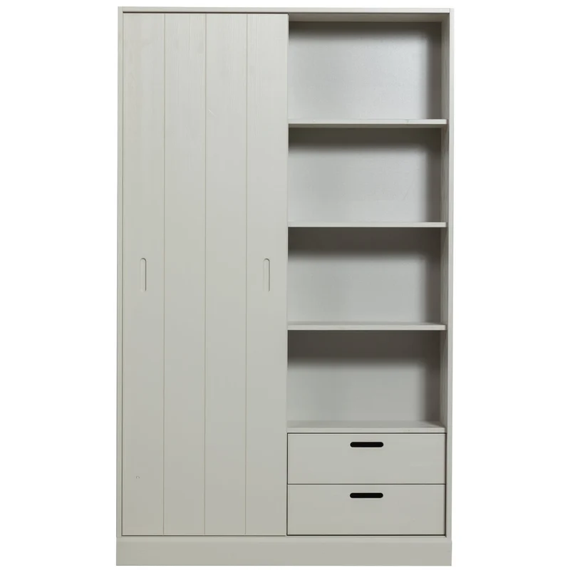 Credenza 2 ante 2 cassetti in legno di pino Mila 200x120 cm
