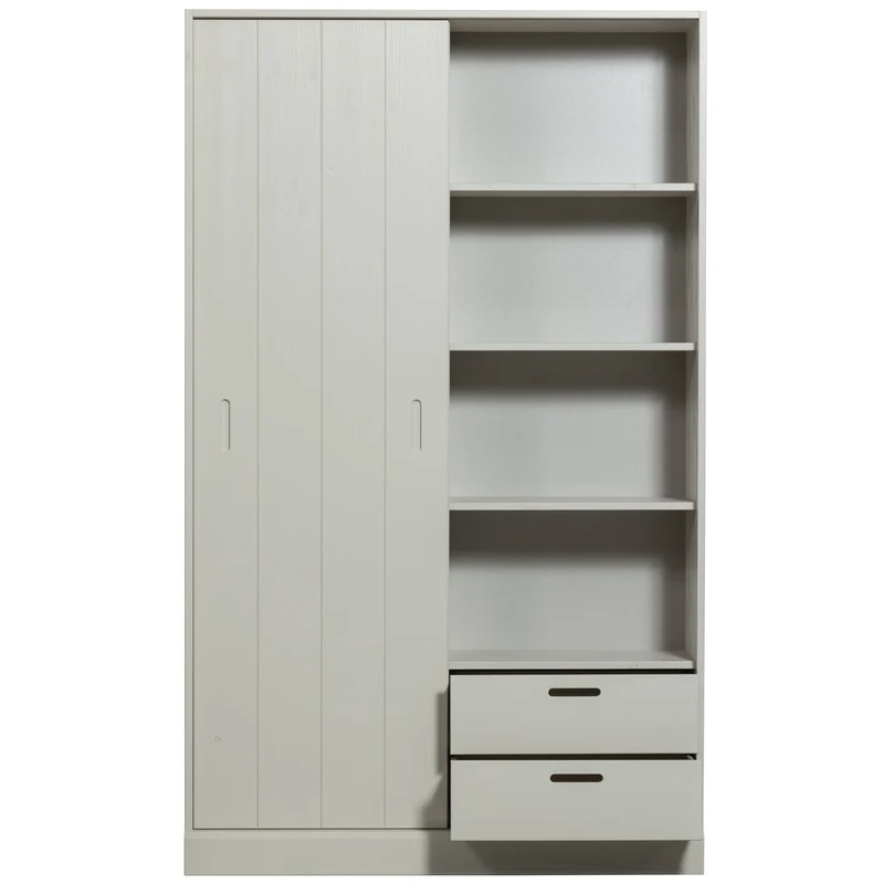 Credenza 2 ante 2 cassetti in legno di pino Mila 200x120 cm