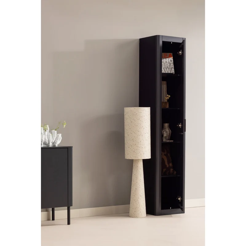 Credenza 1 anta in legno di pino Gunnar 45x217 cm