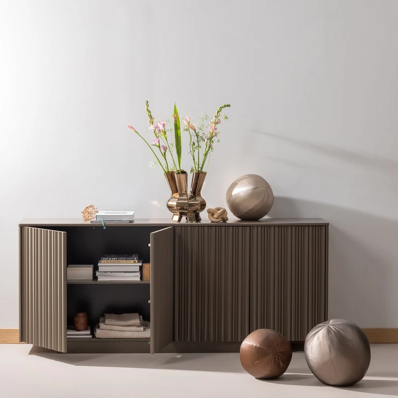 Madia 4 ante in legno di pino Nova 200x85 cm