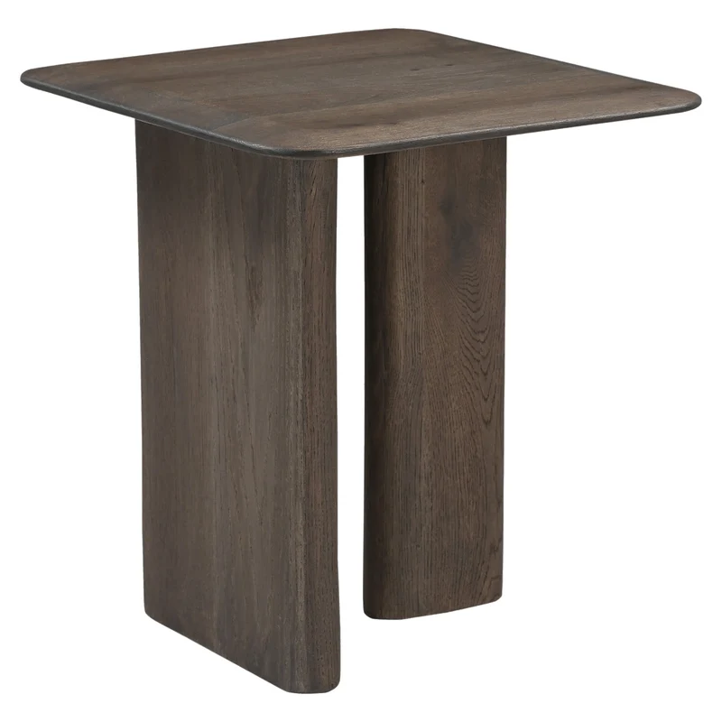 Richmond Interiors Beistelltisch Castello Smoked charchoal oak top