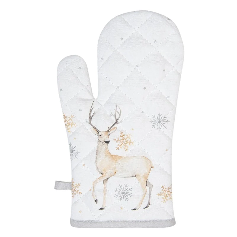 Guantone da forno - Cervo con fiocchi di neve