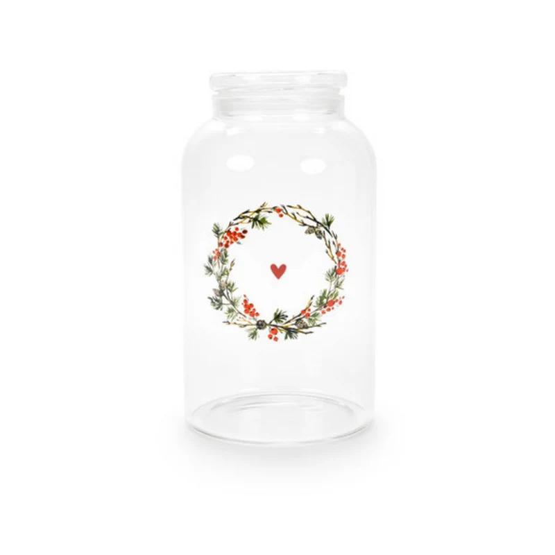 Barattolo in vetro borosilicato - "Queen Mary"