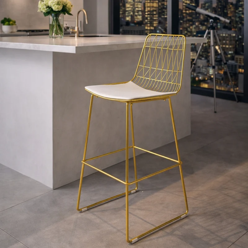 Sgabello Richa Gold