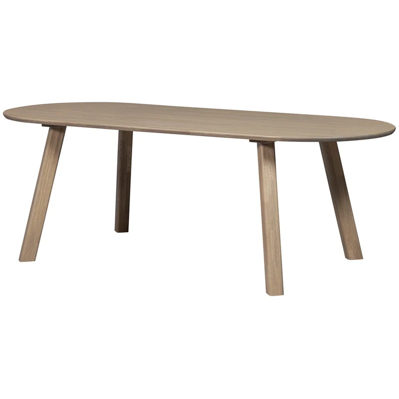 Tavolo da pranzo ovale in rovere Edge 219x75 cm