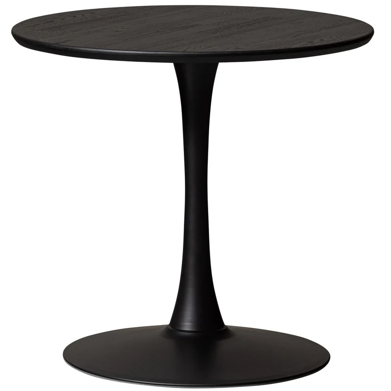 Tavolo da pranzo rotondo nero Opal 79x74 cm