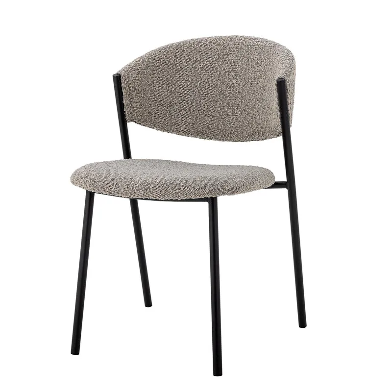 Marlo Esszimmerstuhl, Grau, Polyester