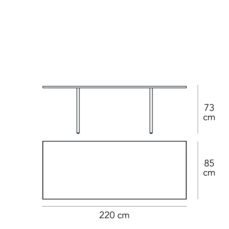 Glass Dining Table TESO TAVOLO by Renzo Piano for FontanaArte