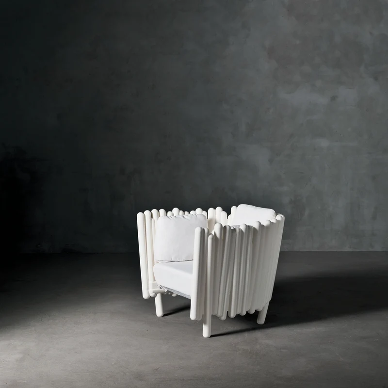 Armchair CANISSE by Philippe Nigro for Serralunga