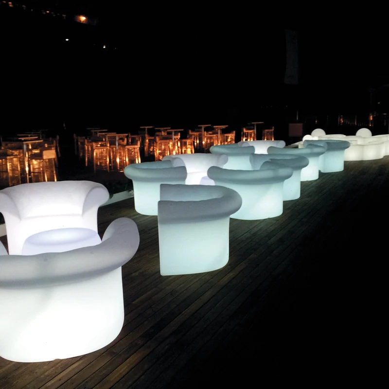 Armchair SIRCHESTER with Light by Bazzicalupo and Mangiarotti for Serralunga