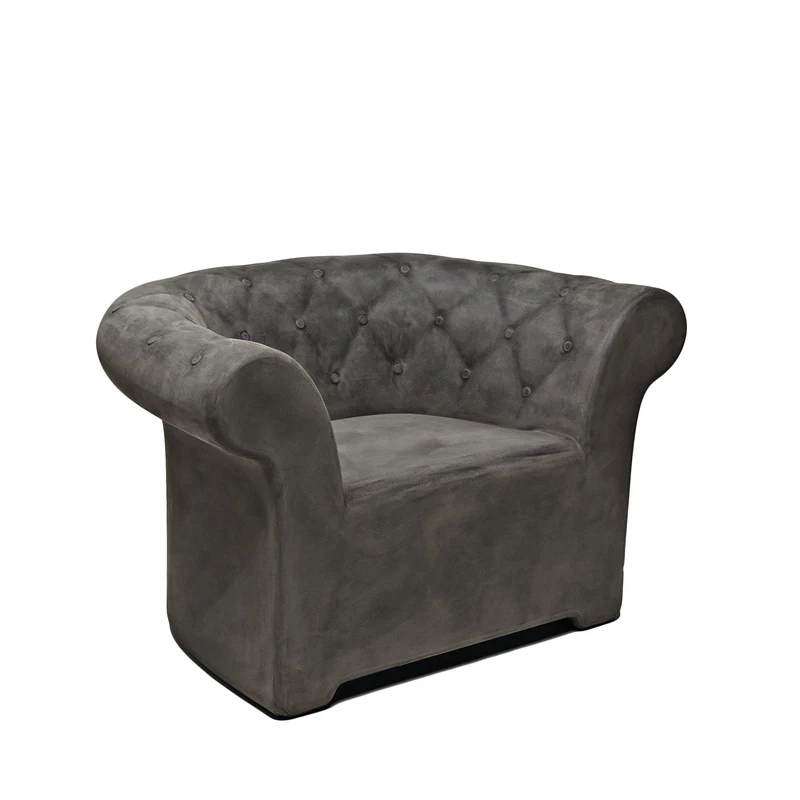 Armchair SIRCHESTER Moleskin by Bazzicalupo and Mangiarotti for Serralunga