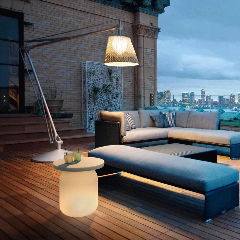 Coffee Table JUJU with Light by Garth Roberts for Serralunga