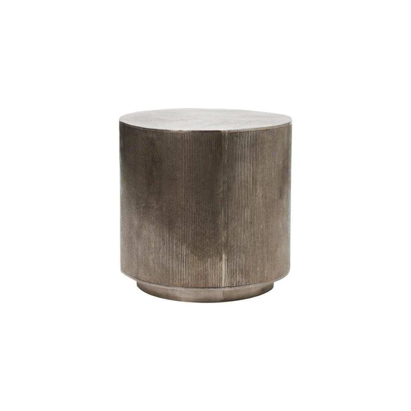 Salontafel Rota geborsteld zilver 50cm