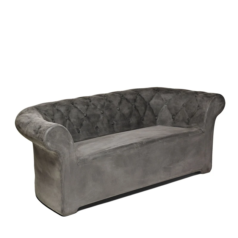Three Seater Sofa SIRCHESTER Moleskin by Serralunga