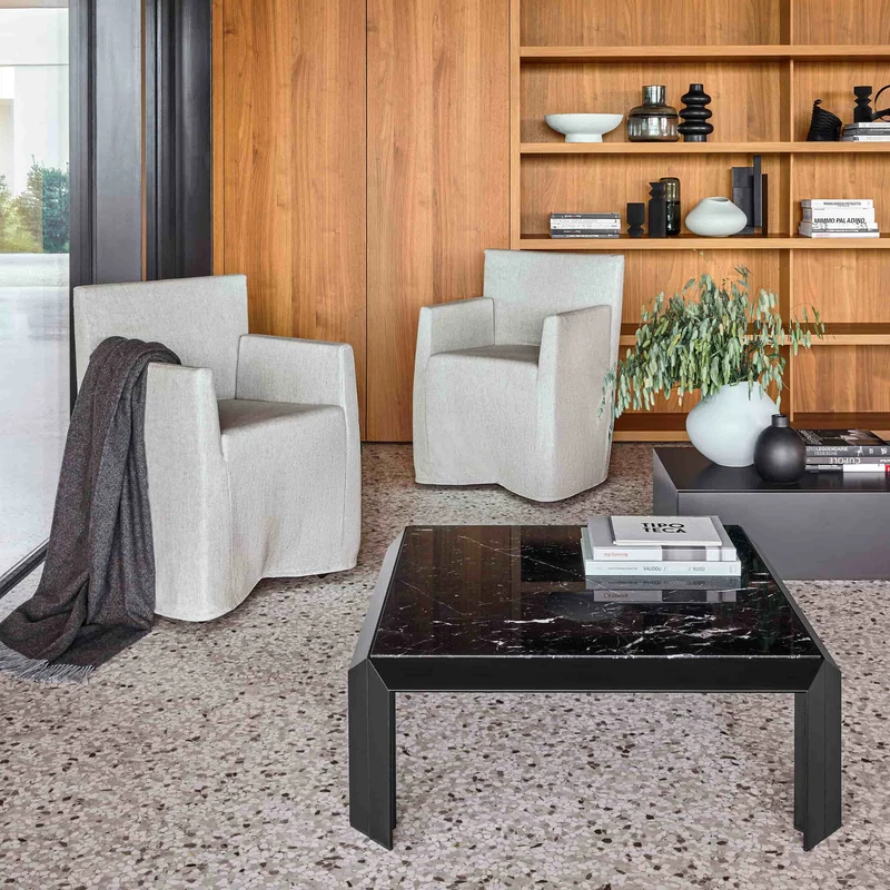 Armchair with Reclining Back CAPRICHAIR by Hannes Wettstein for Baleri Italia