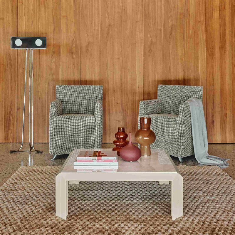 Armchair with Reclining Back CAPRICHAIR by Hannes Wettstein for Baleri Italia