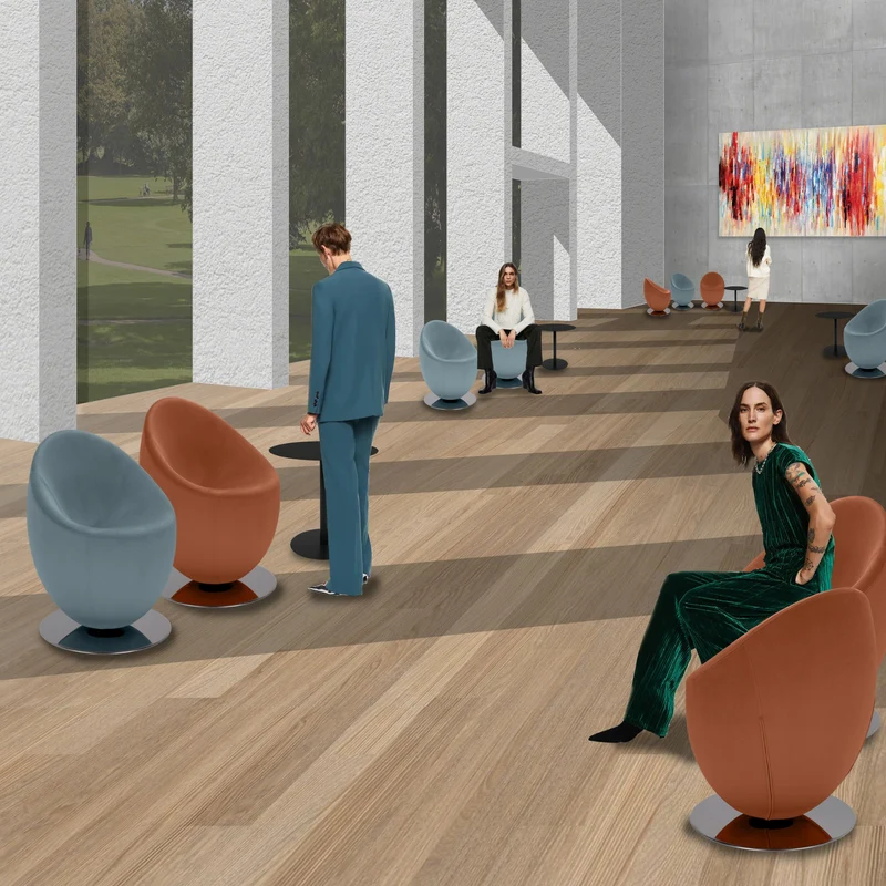 Swivel Armchair OUO by Simone Micheli for Adrenalina