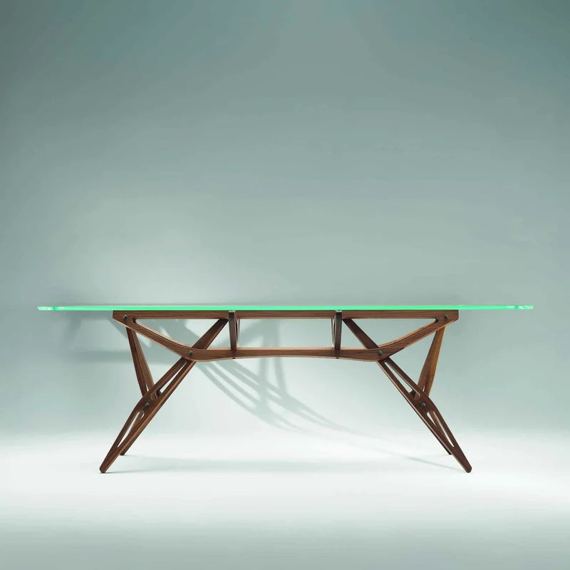 Dining Table REALE CM Homage to Carlo Mollino by Zanotta
