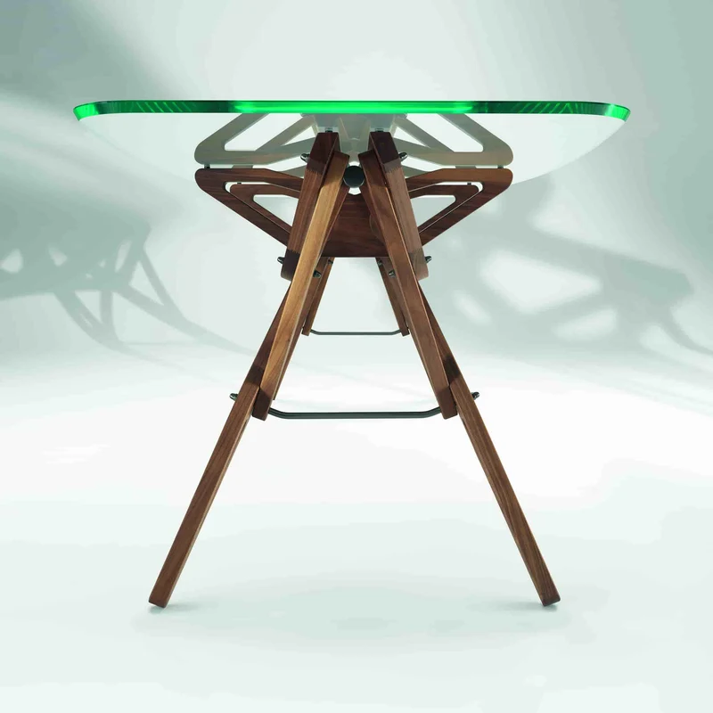 Dining Table REALE CM Homage to Carlo Mollino by Zanotta