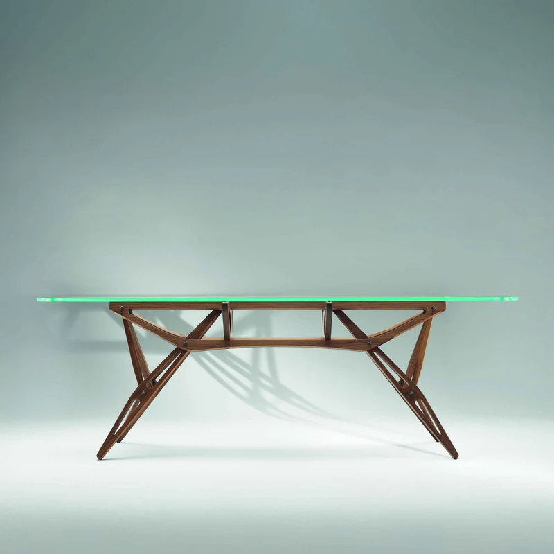 Dining Table REALE CM Homage to Carlo Mollino by Zanotta